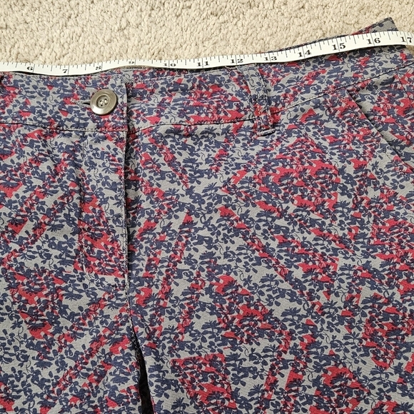 Cabi Women's  Palm Beach Print Women's Ankle Crop Pants Size 8 - Picture 14 of 15